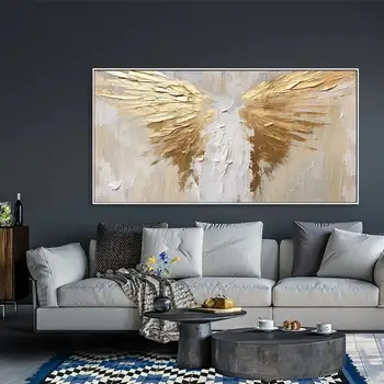 Golden Wings Canvas Art 1