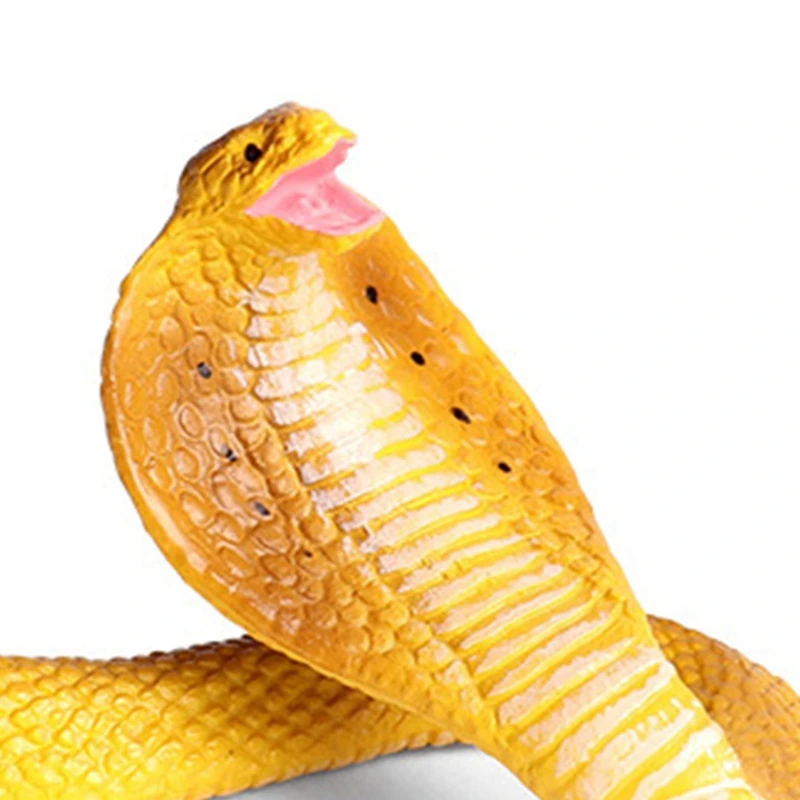 Snake Toy Realistic Simulation Rubber Snake Toy Garden Joke Prank Gift Halloween