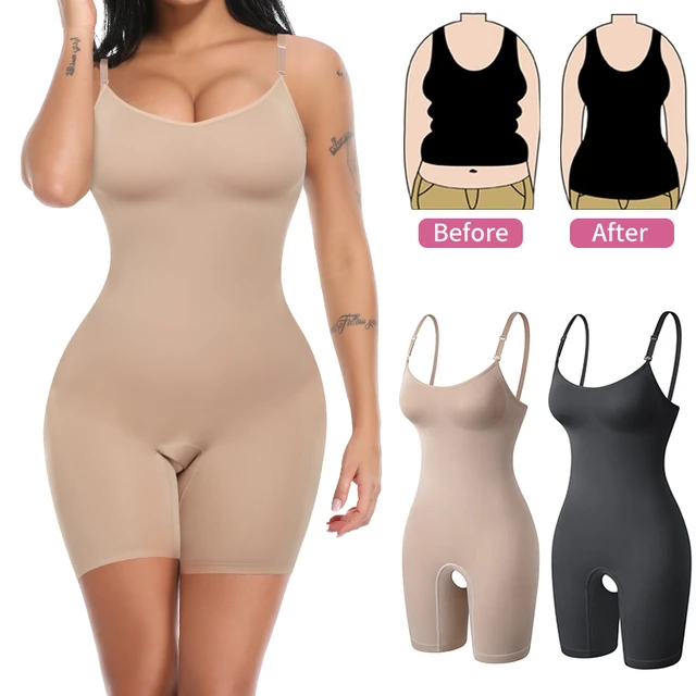 Bodysuit Shapewear Slimming Full Body Shaper Firm  Open Crotch Body Shaper  Women - Shapers - Aliexpress