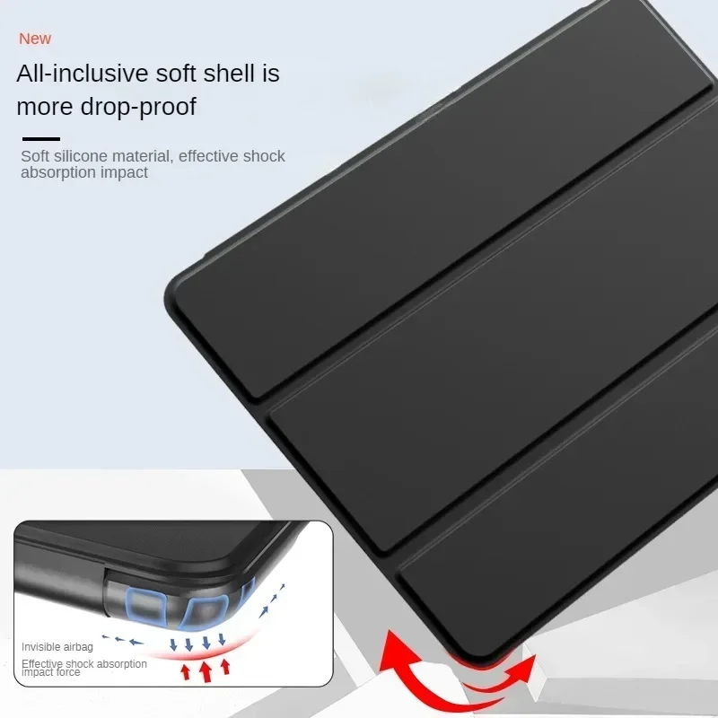 Soft Folding Magnetic Leather Smart Cover