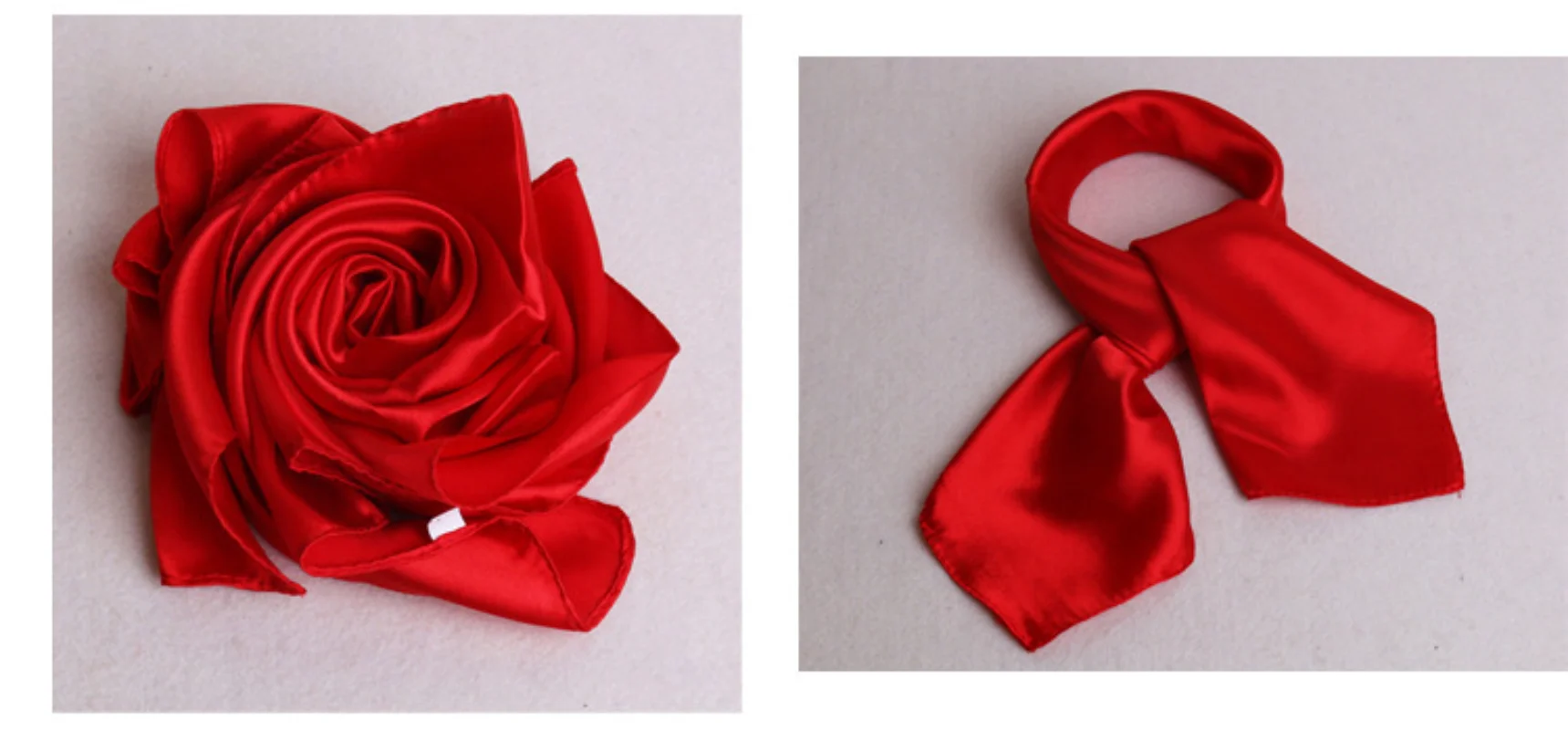 60*60cm Women Solid Color Silk Scarf Spring Autumn Fashion New Simple Square Scarfs For Ladies Female Scarf