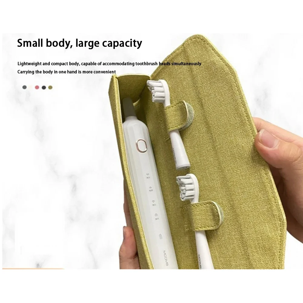 Electric Toothbrush Portable Storage Bag Protective Cleaning Black