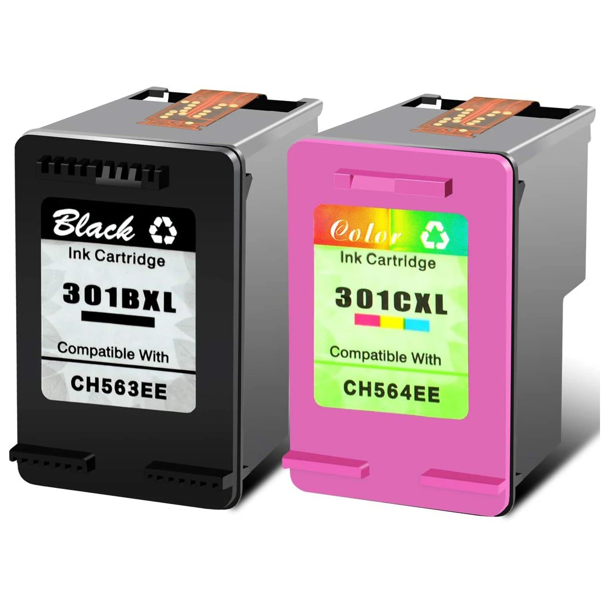 Emanufactured301XLReplacementforHP301HP301XLBlackColorInk