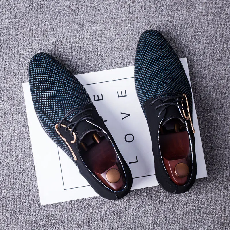 Men\'s Shoes Retro Classic Fashion Luxury Men Shoes Wear-resistant Non Slip Mans Footwear Anti-slip Black Shoes Zapatillas Hombre