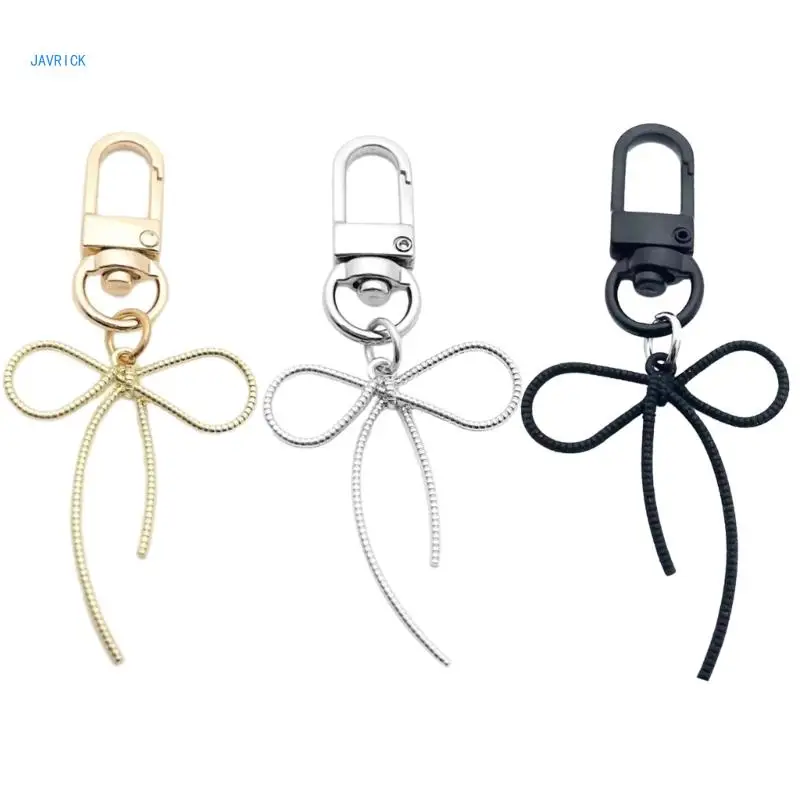

Stylish Key Chain Fashionable Bowknot Keyrings Butterfly Knot Keychain for Women Girls Bows Phone Decoration