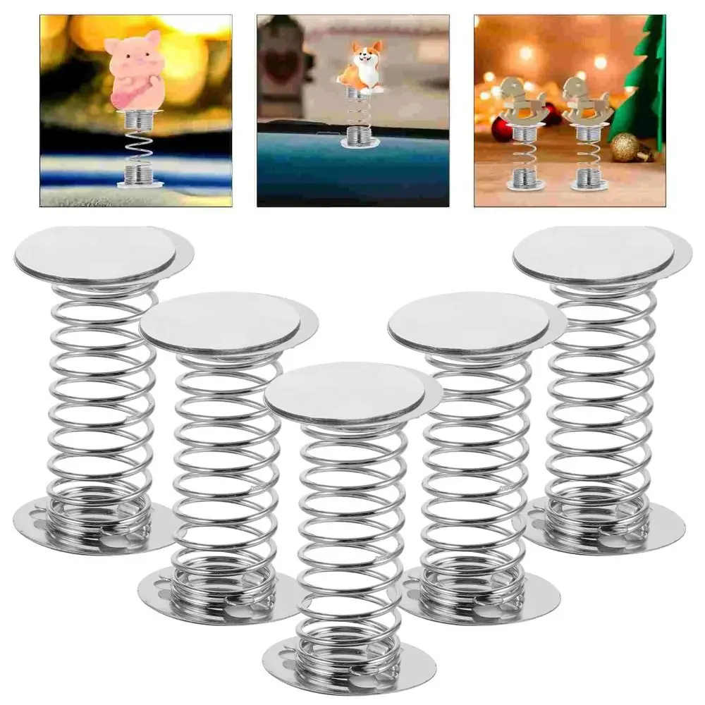 Description Picture 2 of item10PCS New 2.5cm Bouncing Standee Spring Toy Accessories DIY Doll Head Spring Base Shaking Home Replacement Springs Bases