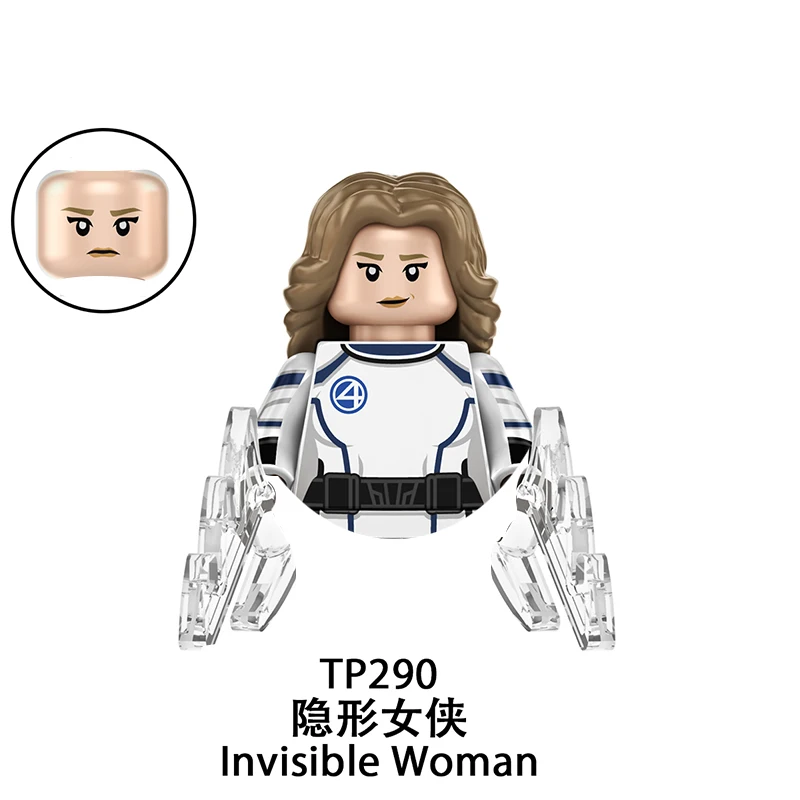 Marvel Fantastic Four Human Torch Bricks Silver Surfer Building Blocks Mini Action Figures Bricks Educational Diy Toys Gifts - Bilde 6