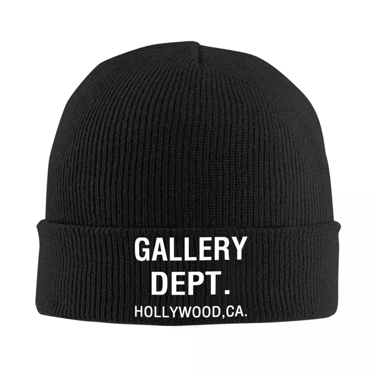 

Stylish Gallerys Letter Print Knitted Hat for Women Men Depts Skullies Beanies Winter Hats Crochet Melon Cap