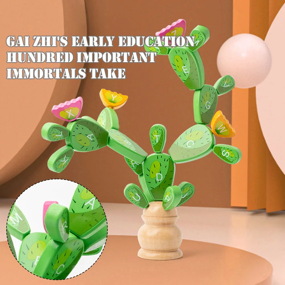 Practical Cactuses Patchworks Toy Interactive Personalized Assembled Plaything For Indoors