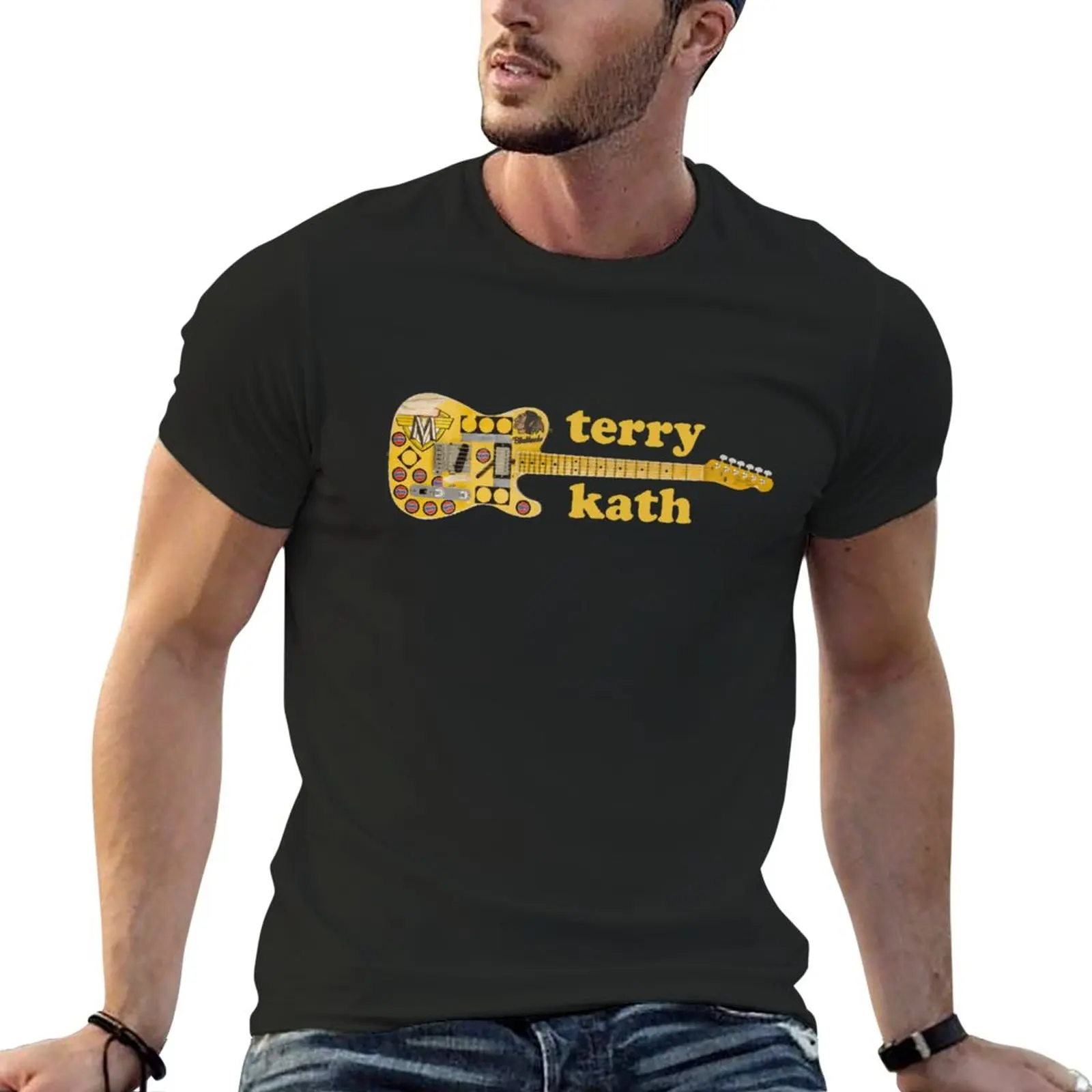 

Terry Kath Guitar Guitarist Musician T-Shirt Aesthetic clothing shirts graphic tees t shirt for men