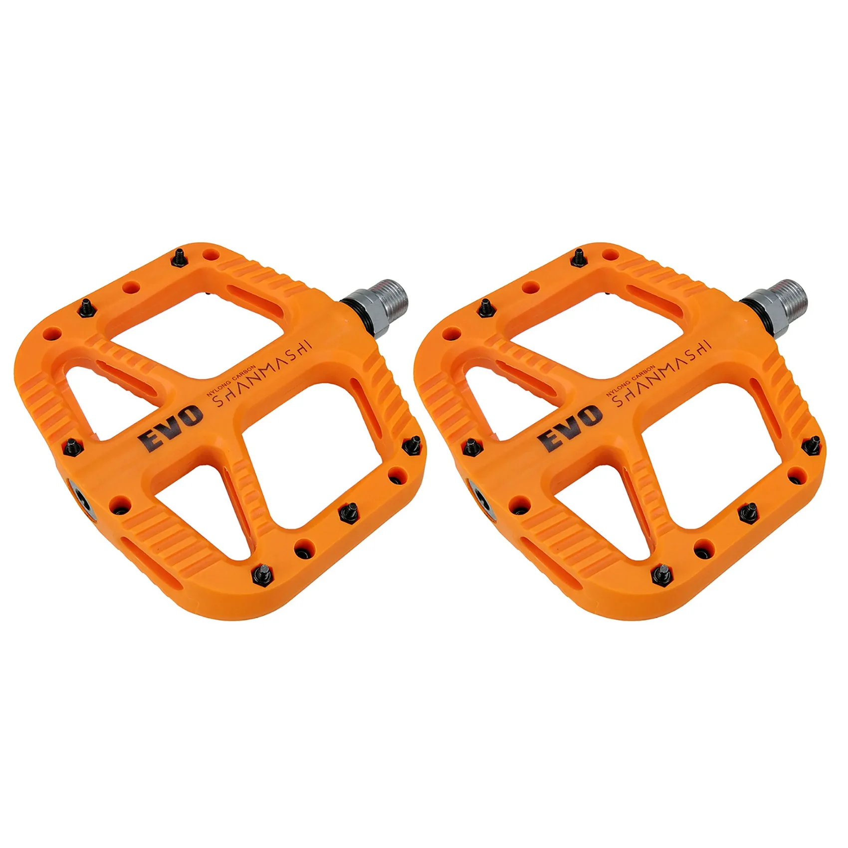 

Shanmashi 1 Pair of Nylon Pedals X ATV Antiskid Pedals Orange