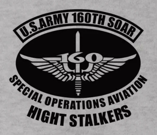 미 육군 Night Stalkers 160th SOAR Little Bird 헬리콥터 티셔츠 100% 코튼 오목 반팔 여름 캐주얼 남성 티셔츠
