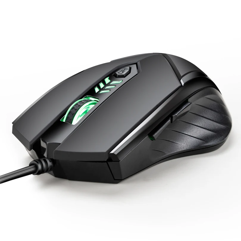 Silencioso fosco ergonomia 2400dpi ajuste usb 6d com fio óptico computador gaming mouse ratos para computador portátil para dota 2