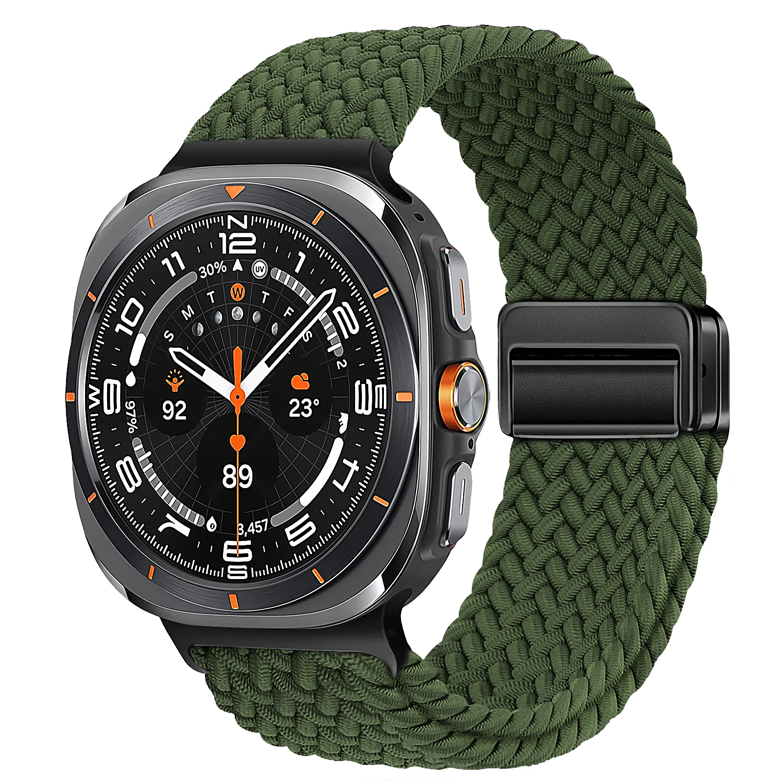 Magnetic Nylon Braided Wrist Strap Bracelet
