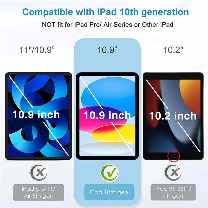 Premium Tempered Glass Screen Protectors (2-Pack) for Tablets - Enhanced Clarity and Protection
