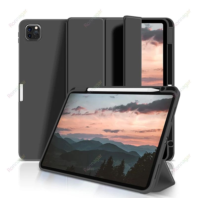 

Case for iPad Pro 11 Inch 4th/3rd/2nd/1st gen iPad pro 12.9 with Pencil Holder for iPad 10th Generation 2022 Air4 Air 5 10.9