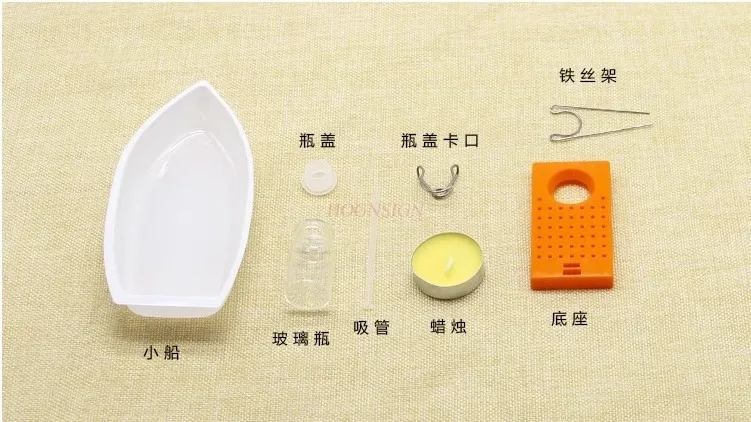 physics science experiment Homemade Steamboat technology experimental equipment diy steamships