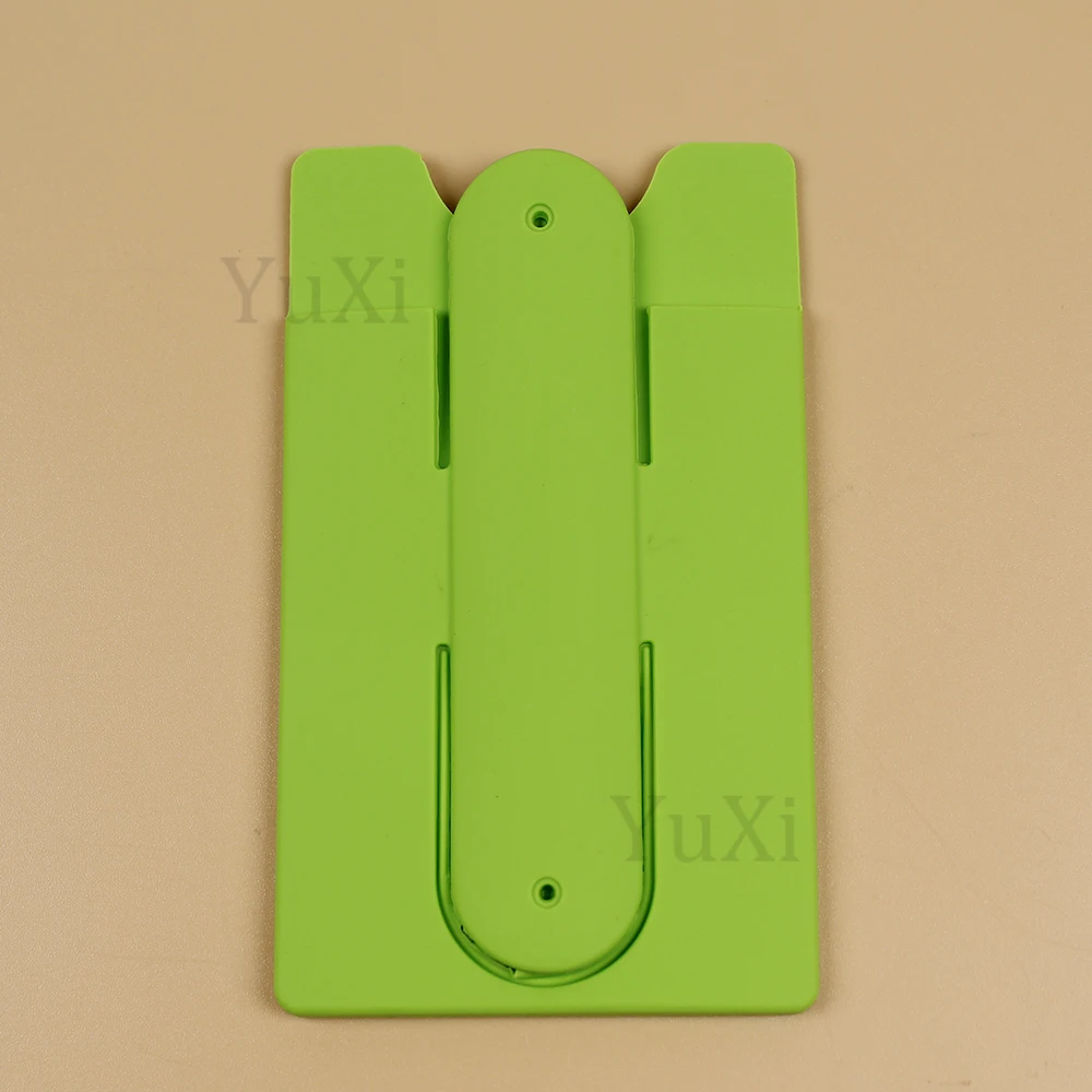 Colorful Silicone Adhesive Phone Wallet & Stand