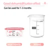 6 boxs Wardrobe Moisture Absorber Reusable Moisture-proof Dehumidification Box For Wardrobe Closet Laundry Rooms 3