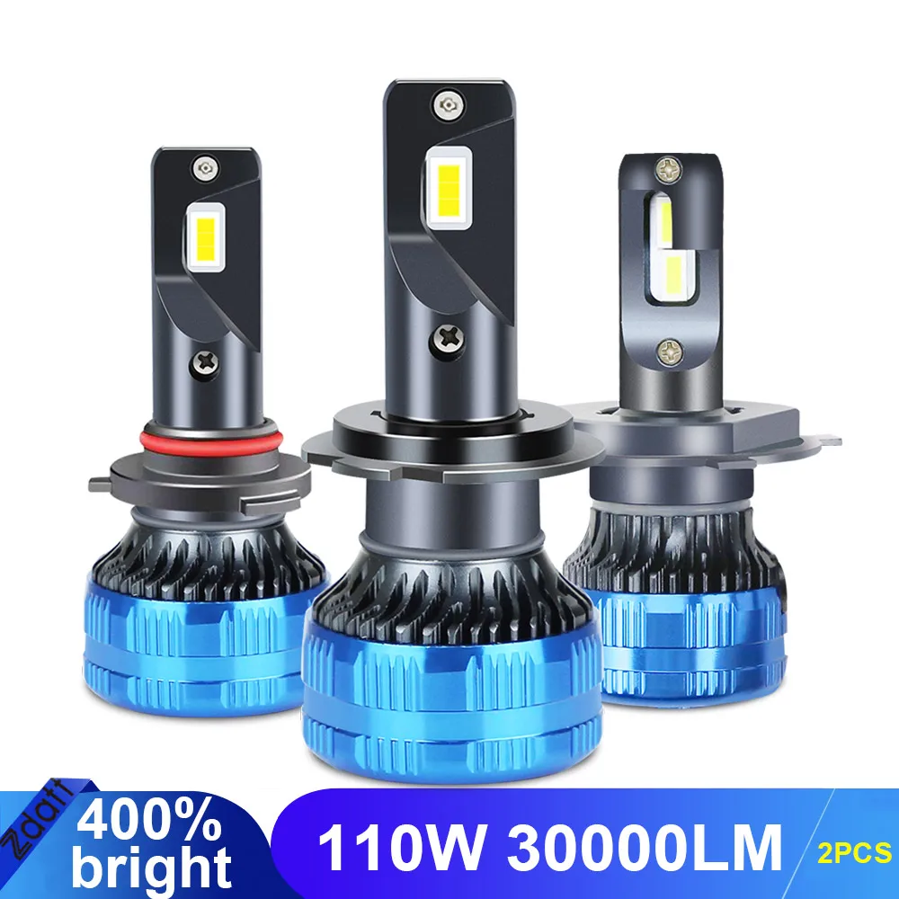 

Car LED H7 H4 H8 H11 H9 9005 9006 HB4 HB3 H1 LED Canbus Headlights Bulb 12V 24V 110W Turbo 6000K 30000LM Auto Trucks Headlamp