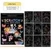 Magic Rainbow Color Scratch Art Painting Paper Card Kit Cartoon Drawing Board Coloring Books for Kids DIY Educational Toys Gifts 6