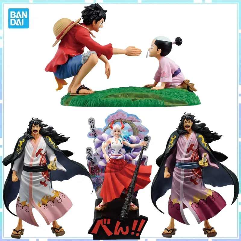 

Фигурка Bandai оригинальная из аниме «один кусок» ичибан Кудзи козуки момомоноске Луффи Ямато, экшн-фигурка, Коллекционная модель, куклы, игрушка