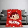 Cute Fujiya P-Peko Chan Blanket Skin friendly comfort warm soft plush blanket suitable sofa living room office bedroom 2