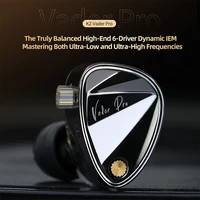 KZ Vader Pro Triple-Driver Dynamic In Ear Monitor Earphones HIFI Music Earbud Noise Cancelling Headset KZ ZAX ZSX PR3 PR1PRO PR2