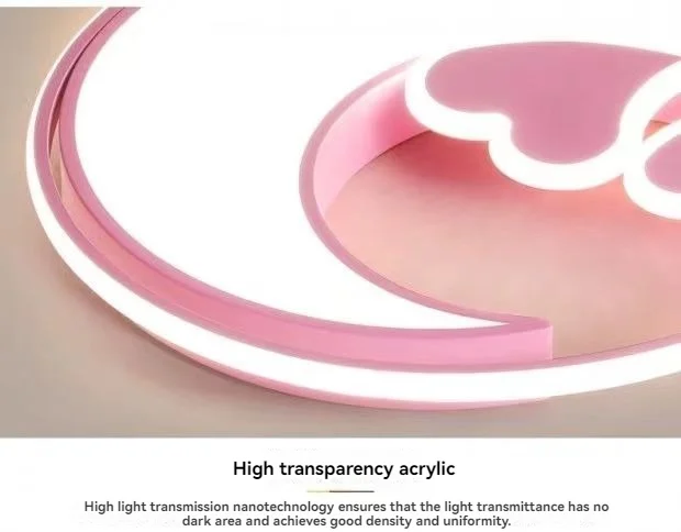 Heart Shape Ceiling Light Installation