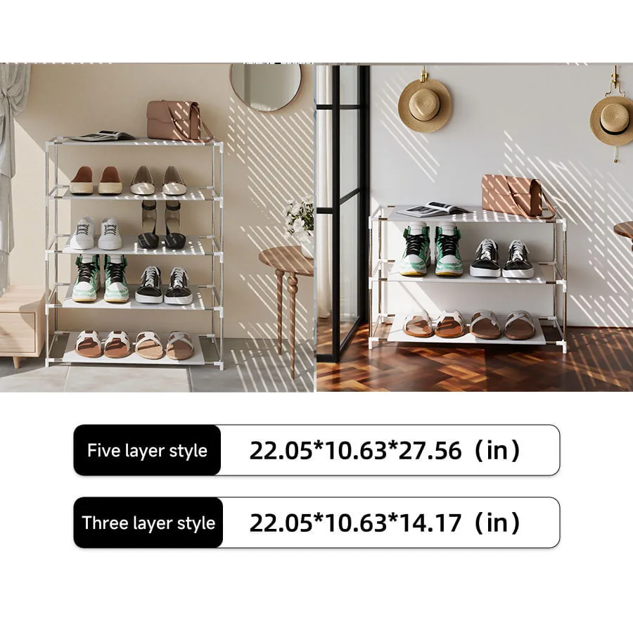 1pc Simple Multi-Layer Shoe Rack, Durable Shoe Storage Shelf, Easy to Assemble and Boot Organizer Container
