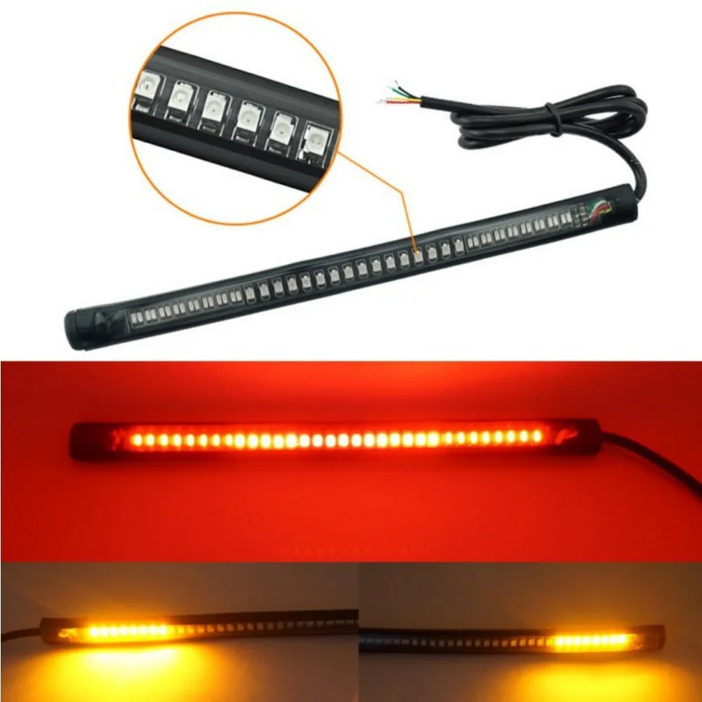 

LED-тормоз для мотоцикла, двухцветный поворотный сигнал