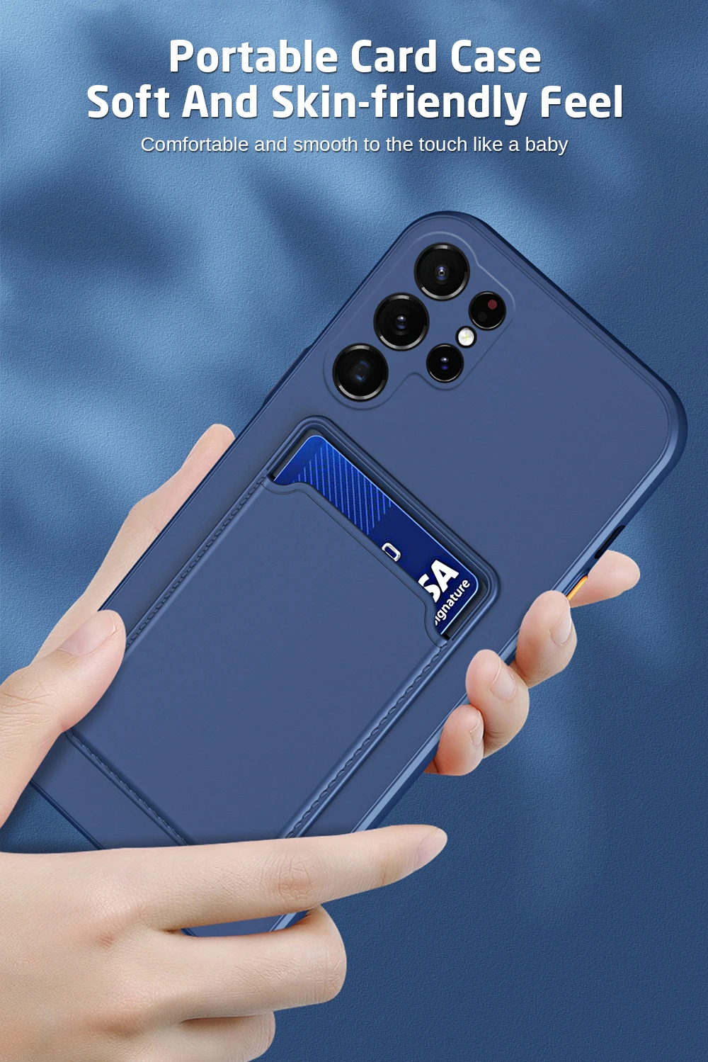 Carcasă Candy TPU moale, cu slot pentru card, pentru Samsung Galaxy S24, carcasă de protecție pentru camera Samsung S24 S 24 Ultra Plus 5G_voghion.com