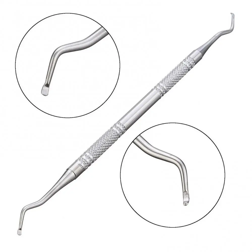 1PC Toe Nail Care Hook Ingrown Double Ended Ingrown Toe Correction Lifter File Manicure Pedicure Toenails Clean Foot Care Tool
