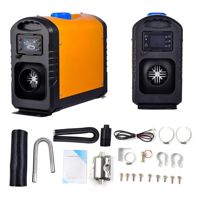 

12V 24V 2KW 8KW Auxiliary Heater Air Heater 2000W Car Heater For Trucks Motor-Homes LCD Button Remote Heating Electric Heaters