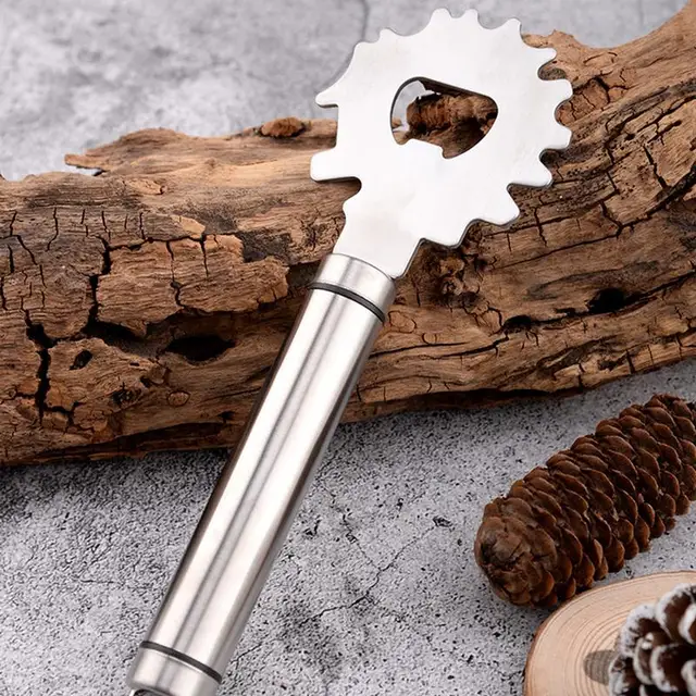 Grill Tisztító Kefe Szerszám A Tisztább Keménységhez És Dugóhúzó Funkcióhoz Foltok Eltávolításához Lyuk Kialakításának Felfüggesztése Az Egyszerű Érdekében - Image 2