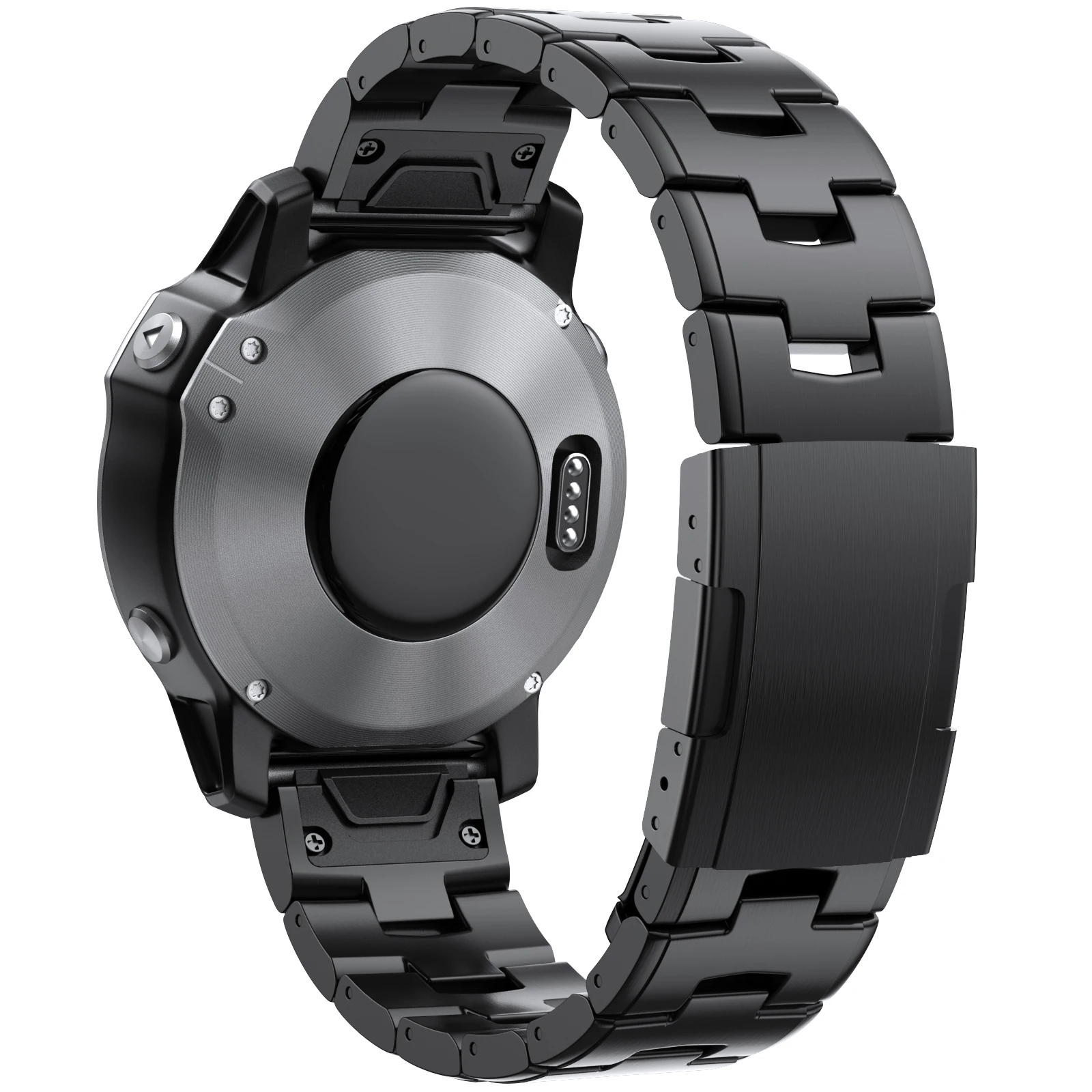 Garmin Titanium Metal Quick Fit Watch Band Bracelet - 22mm/26mm