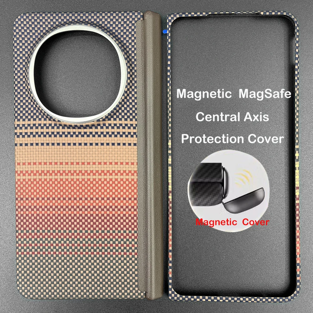 Ultra-Thin Carbon Fiber Magnetic Case with Wireless Charging Support
