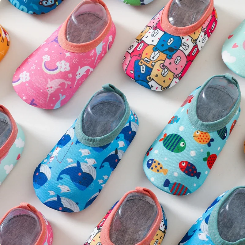 Bambini Nuoto Surf Sport Sneakers Estate Sottile Antiscivolo Aqua Swim Floor Calzini Bambino Bambini Cartoon Pool Beach Water Shoes