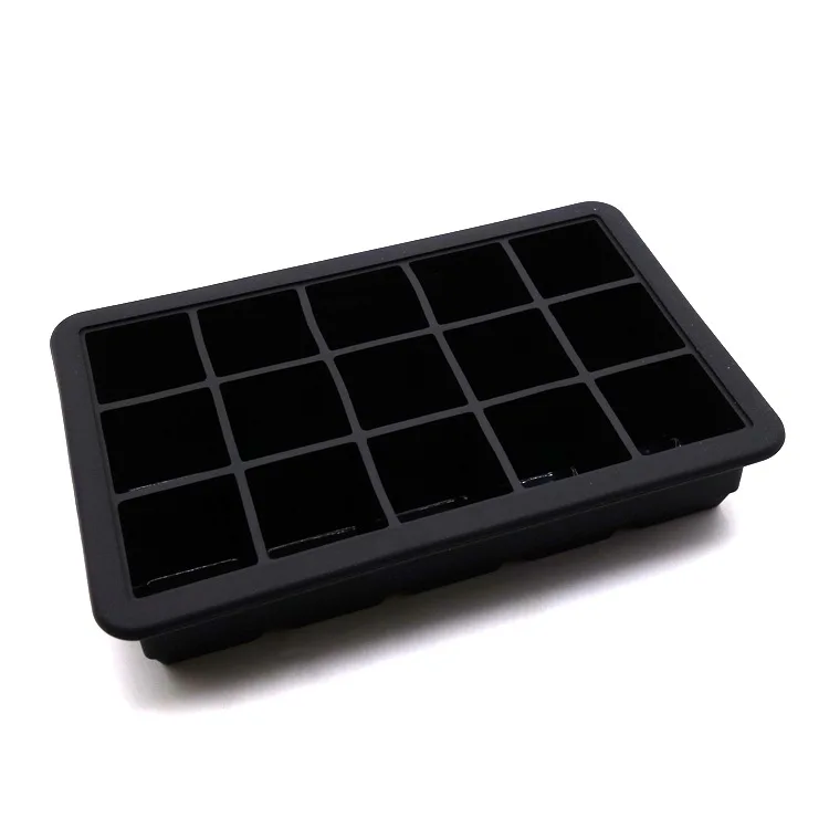 Description Picture 3 of itemBig Ice Tray Mold Box Large Food Grade Silicone Ice Cube Square Tray Mold  Bar Pub Wine Ice Blocks Maker Model