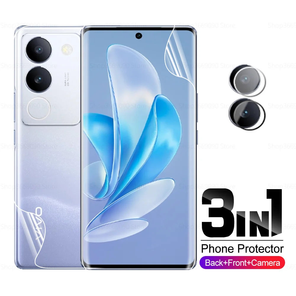 

Защитная пленка для объектива камеры 3 в 1, Гидрогелевая пленка для vivo V29, защитная пленка для экрана vivo V 29 29V VivoV29 6,78 дюймов V2250
