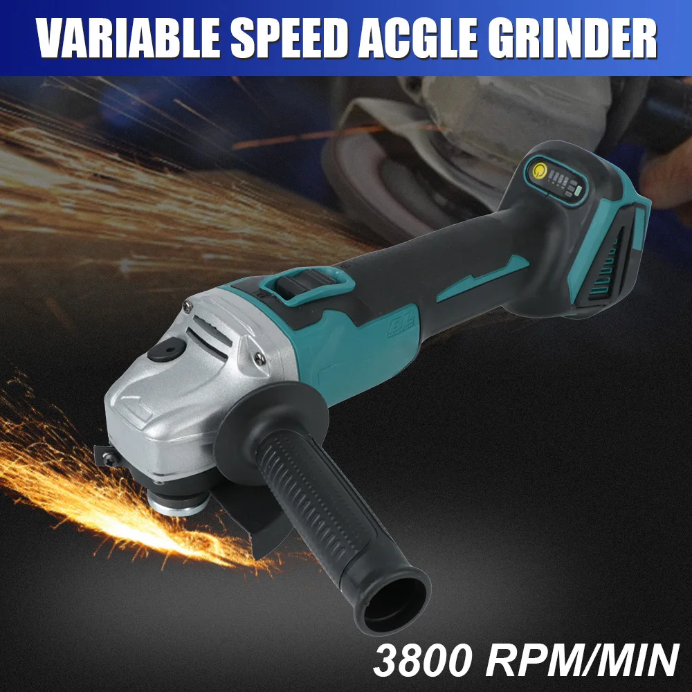 DIY Cutting Grinder Machine for 18V Battery Power Tool 100mm 125mm Brushless Cordless Angle Grinder Hand Tool 5