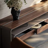 Modern Solid Wood TV Cabinet Organizer Design Hallway Living Room Nordic Tv Table Entertainment Universal Muebles Furniture 6