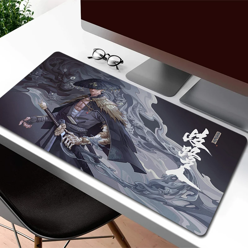 

Japanese Samurai Large Gaming Mouse Pad Warrior Gamer Mousepad Anime Non-Slip Mouse Mat Rubber Computer Keyboard Mat Accessories