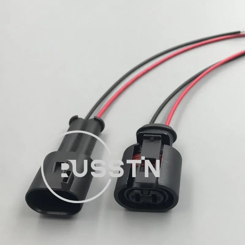 1 세트 2 홀 자동차 커넥터 ABS 센서 소켓 AC 어셈블리 VW Audi 6N0 927 997 357 973 202