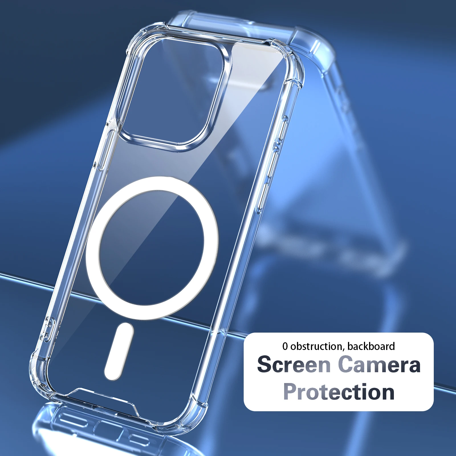 Luxury Magnetic Transparent Phone Case - Premium Quality Cover