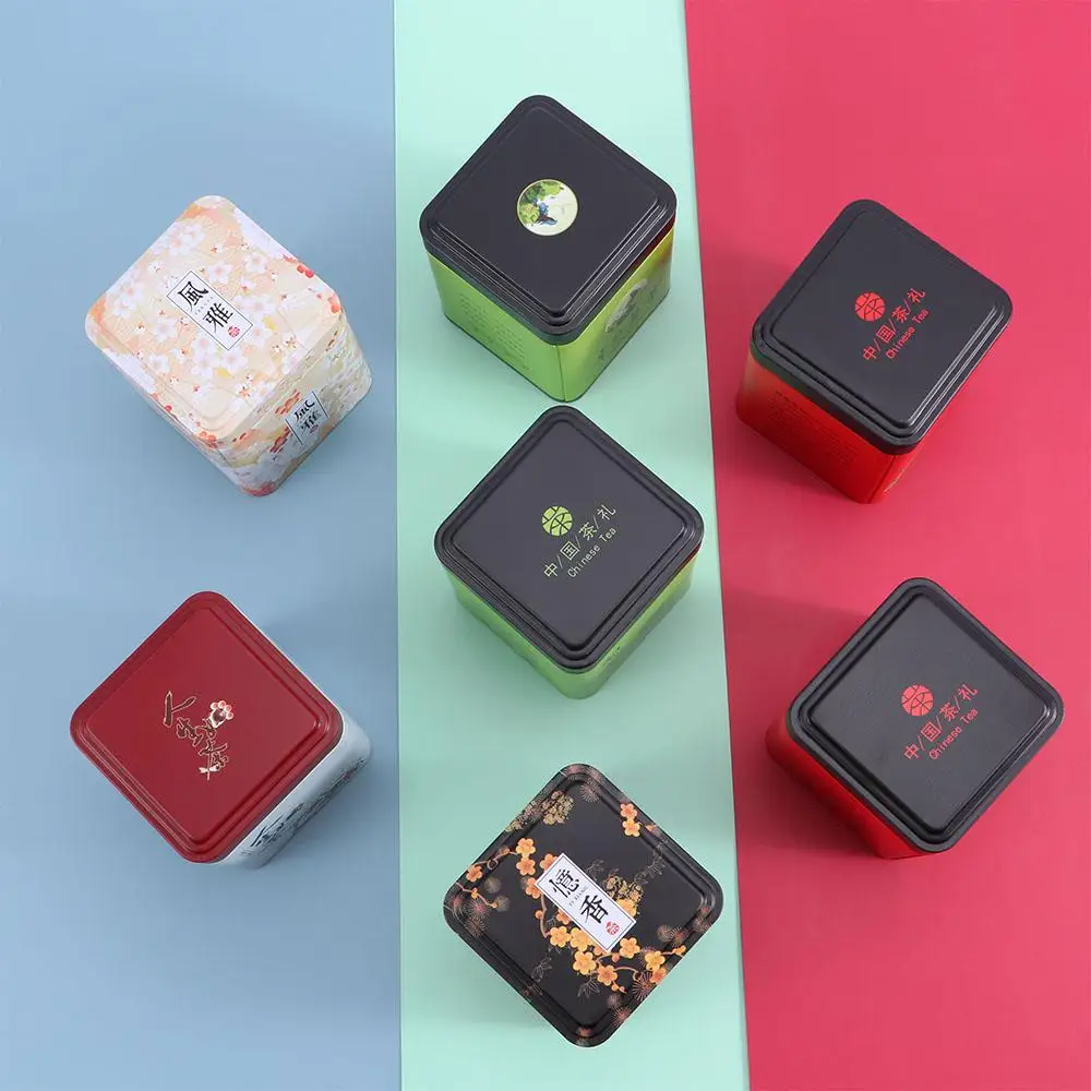 Aluminum Sugar Solid Sealed Canister Kitchen Storage Tea Box Coffee Jar Airtight Container Tea Caddies