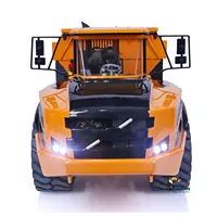 XDRC 1/14 RC Metal Hydraulic Articulated Truck RTR 6x6 Simulation I6S Radio Motor Model Sound Light System Toys TH21426 2