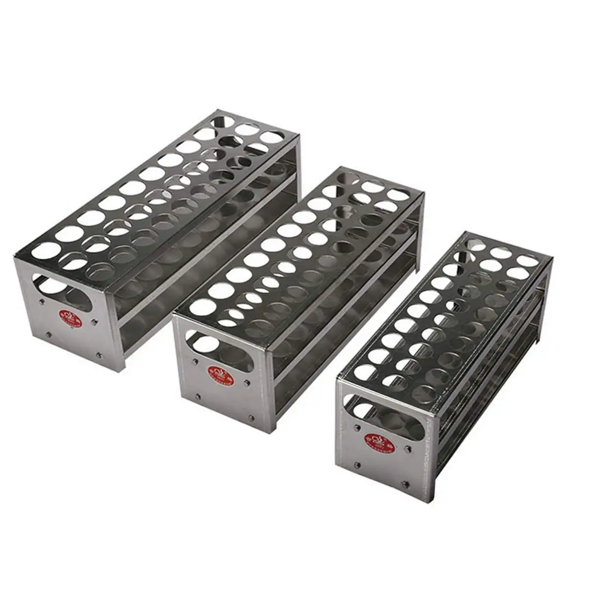 15.5/18.5/21.5mm Hole Diameter 30/40 Holes Aluminum Test Tube Stand Rack Holder Labware
