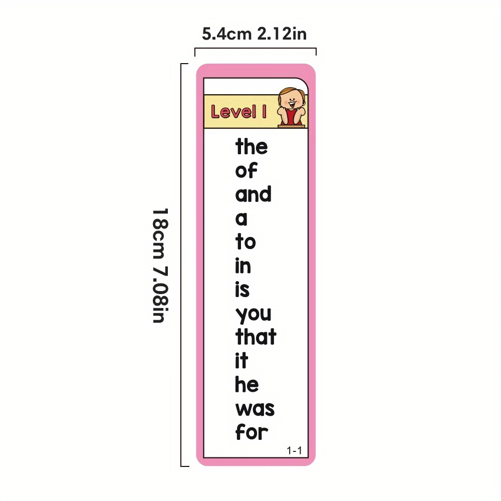 1000 Sight Words List English Educational Flash Cards Vocabulary Building High Frequency Words Teacher Teaching Aids Montessori 2