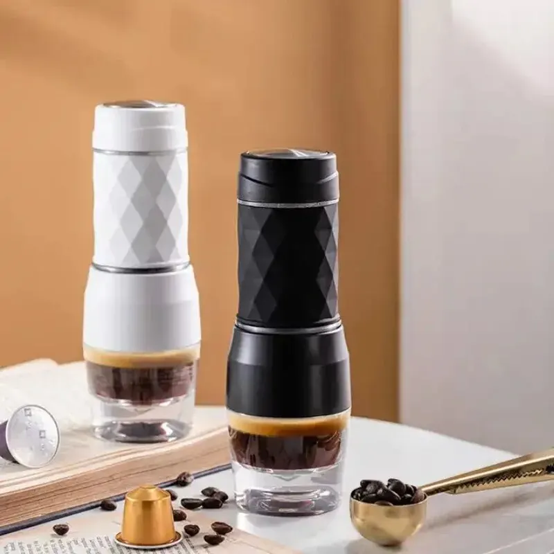 Hand Pressure Manual Mini Espresso Capsule Coffee Machine Cup Portable Espresso Mini Coffee Maker For Travel coffee maker espresso maker